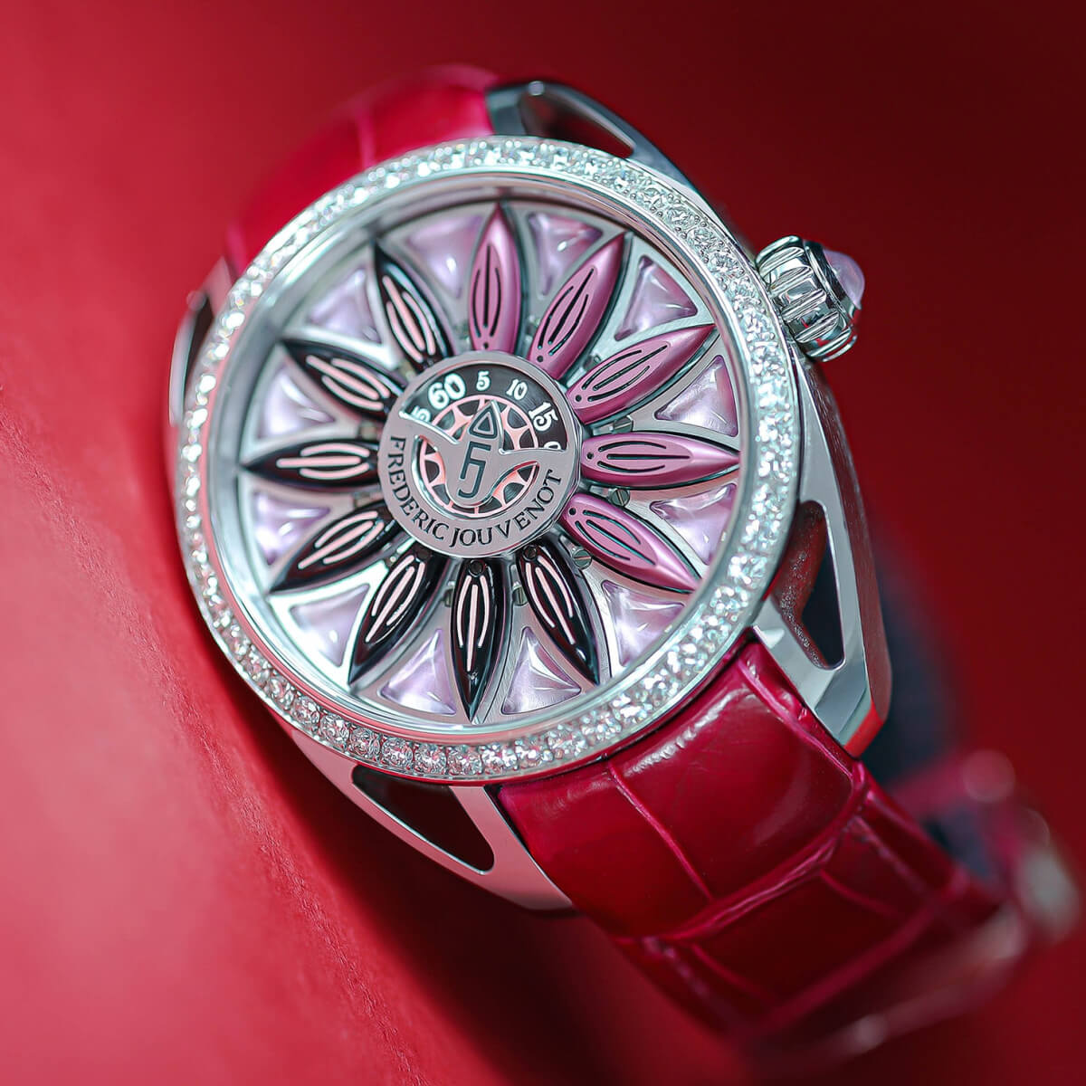 Frederic Jouvenot Surya Pink Sapphire White Gold