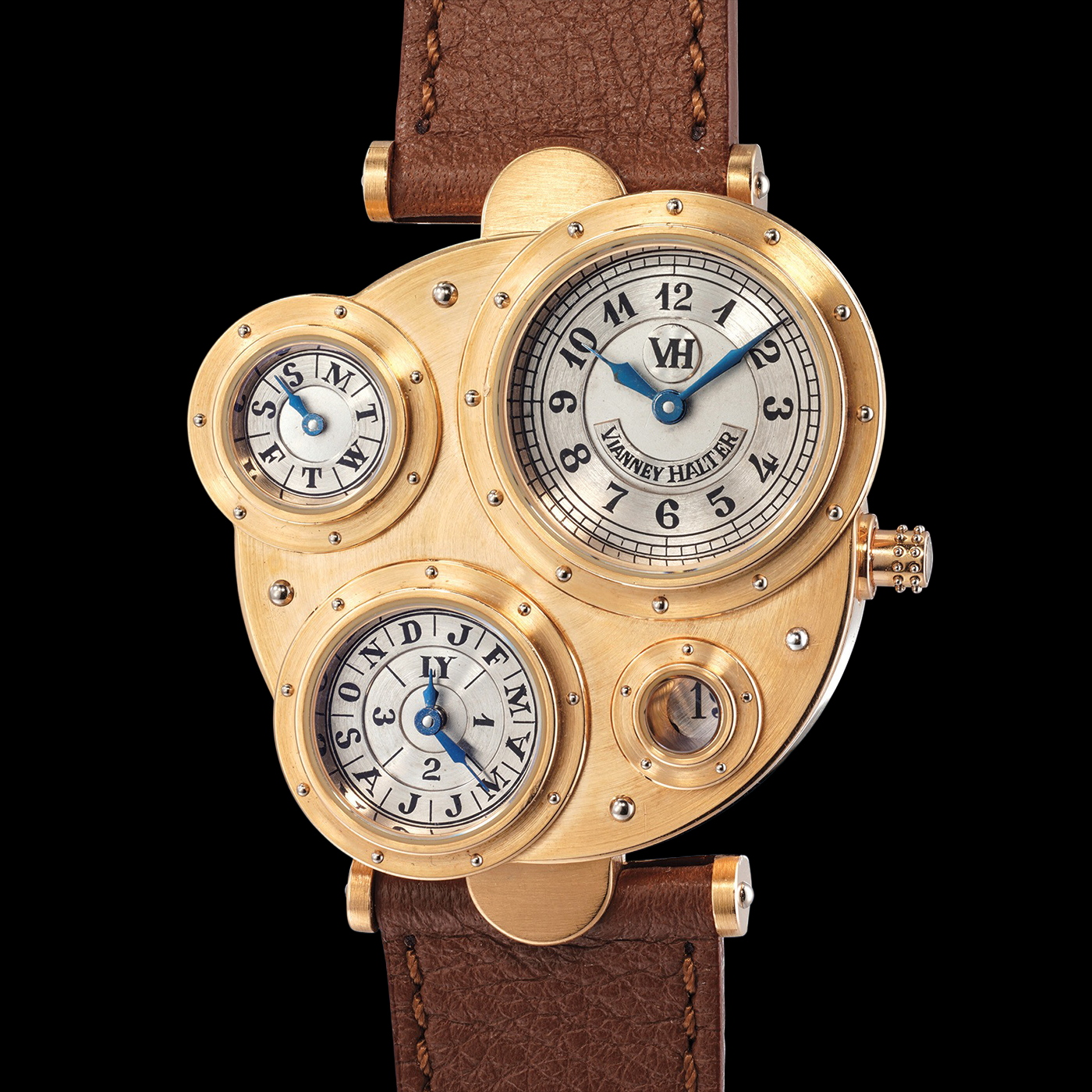 ANTIQUA PERPETUAL CALENDAR PINK GOLD