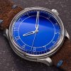 Sartory Billard SB04 Blue Polished Titanium Dial
