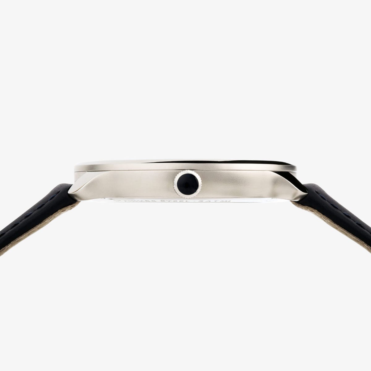 WALTZ N°1 SKELETON BY CARL SUCHY – STAINLESS STEEL WITH WHITE DIAL CROWN