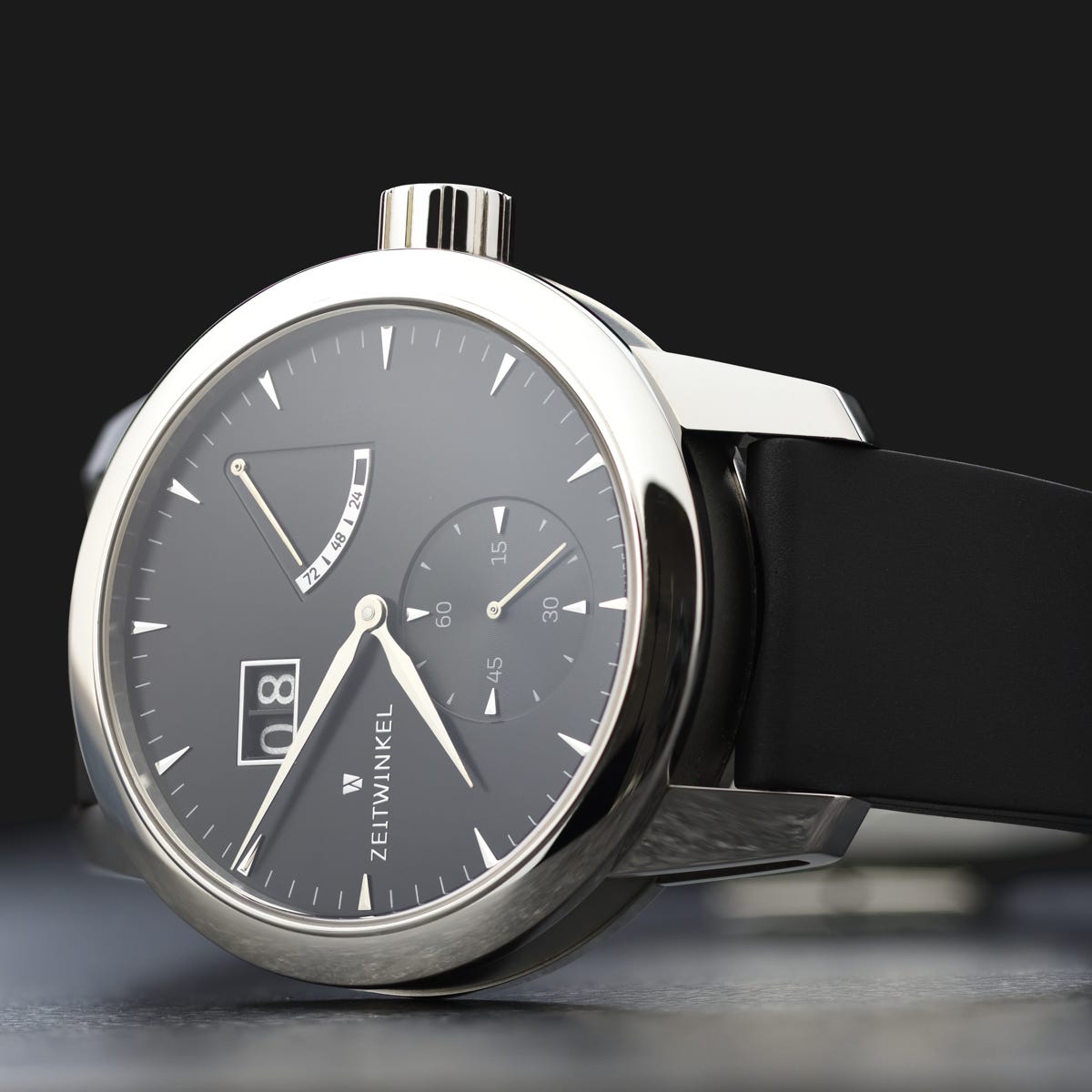 ZEITWINKEL 273º BLACK SILVER DIAL