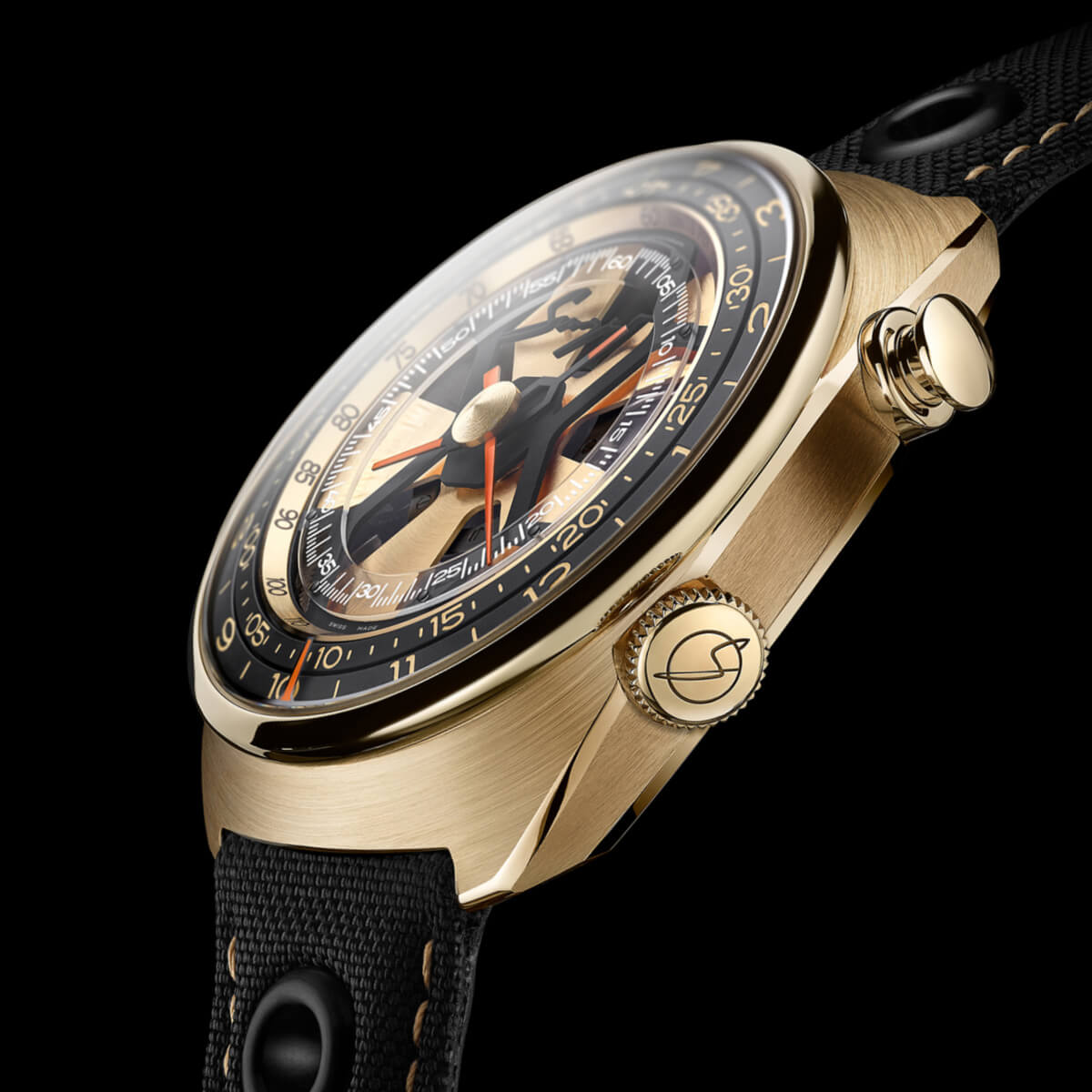 SINGER REIMAGINED TRACK 1 SKLT Chronograph Crown SINGER REIMAGINED TRACK 1 SKLT Chronograph Crown