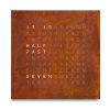 QLOCKTWO LARGE CREATOR'S EDITION RUST