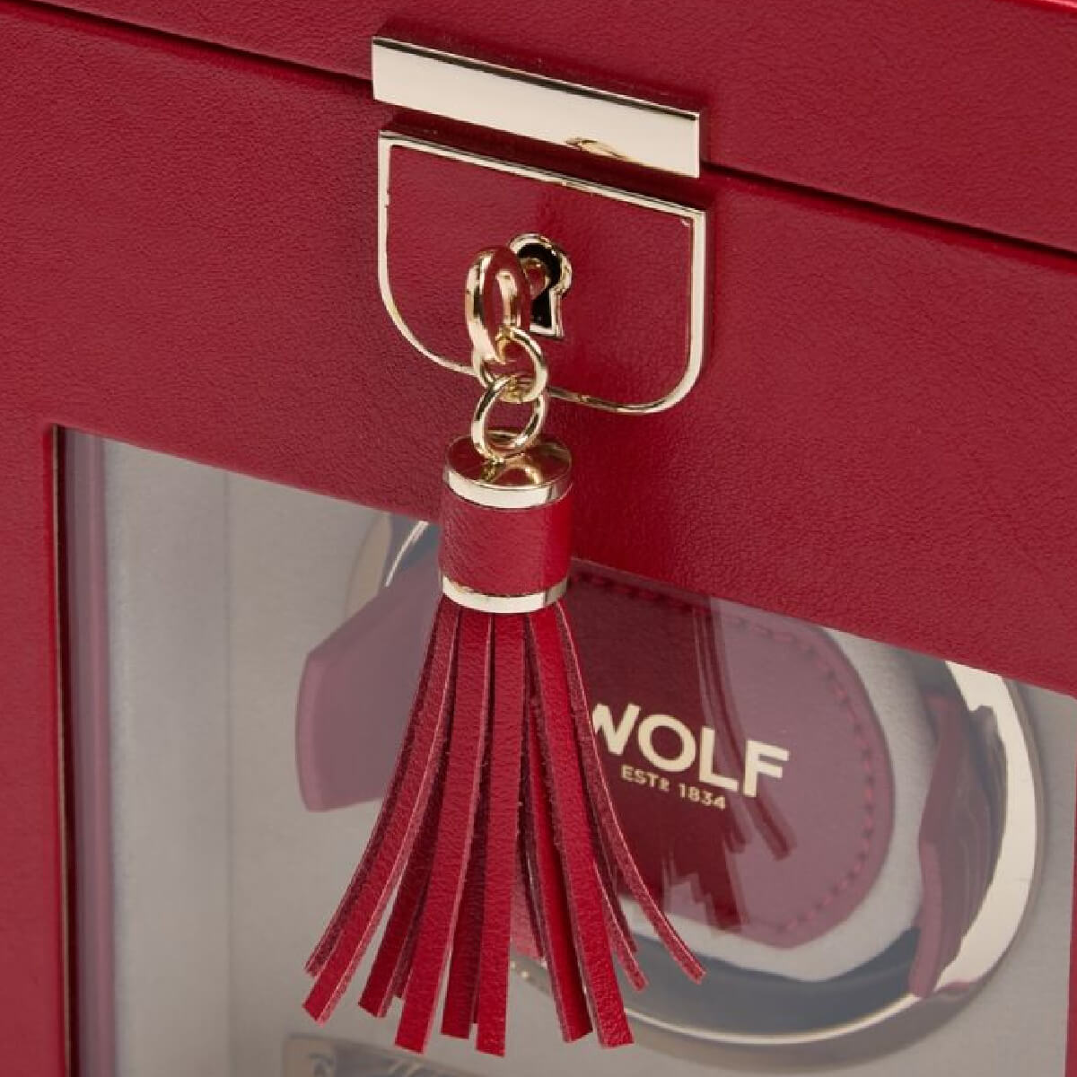 WOLF PALERMO SINGLE FERRARI RED DETAIL 2