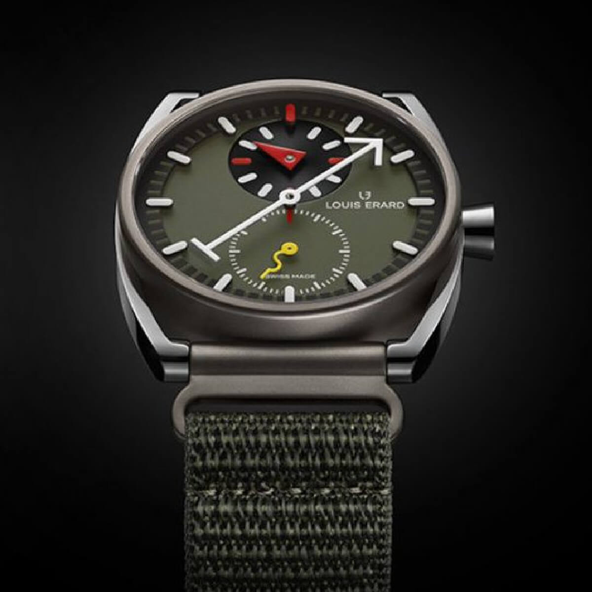 Le Regulateur Louis Erard x Alain Silberstein Khaki