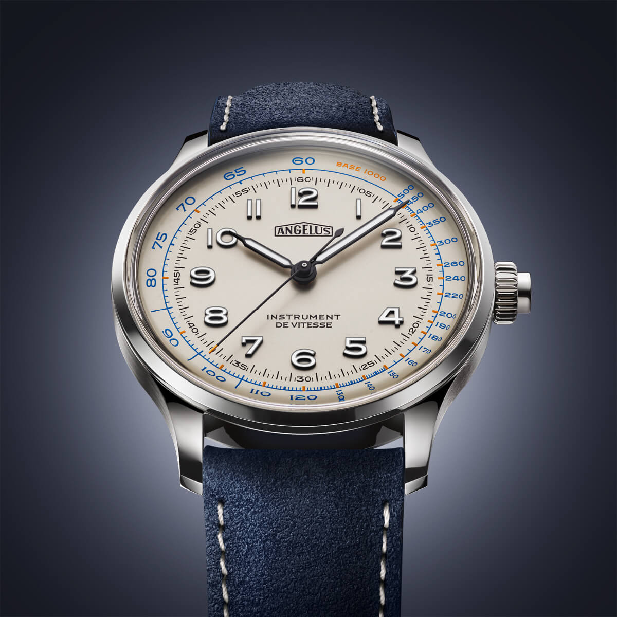 The Angelus Instrument Vitesse Blanc Ivoire wristwatch