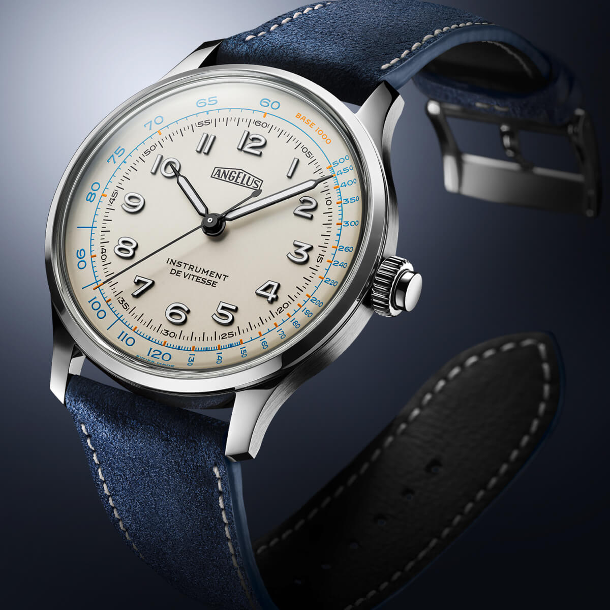 The Angelus Instrument Vitesse Blanc Ivoire wristwatch