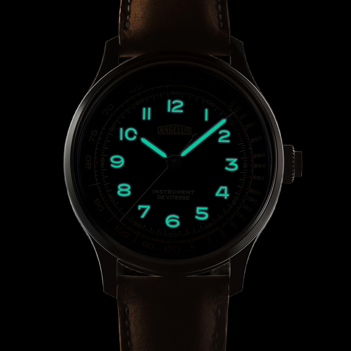 The Angelus Instrument Vitesse Blanc Ivoire wristwatch