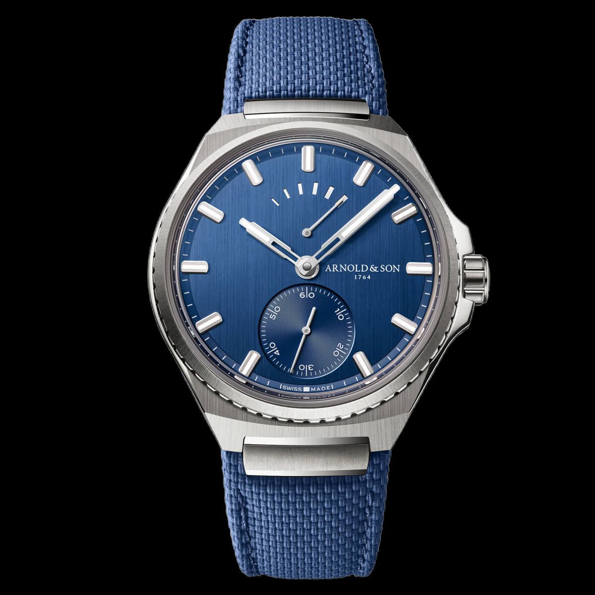 The Arnold and Son Longitude Titanium Ocean Blue wristwatch