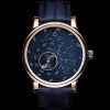 The Trilobe Les Matinaux L'Heure Exquise Secret wristwatch with moon phase in 18ct rose gold.