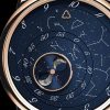 The Trilobe Les Matinaux L'Heure Exquise Secret wristwatch with moon phase in 18ct rose gold.