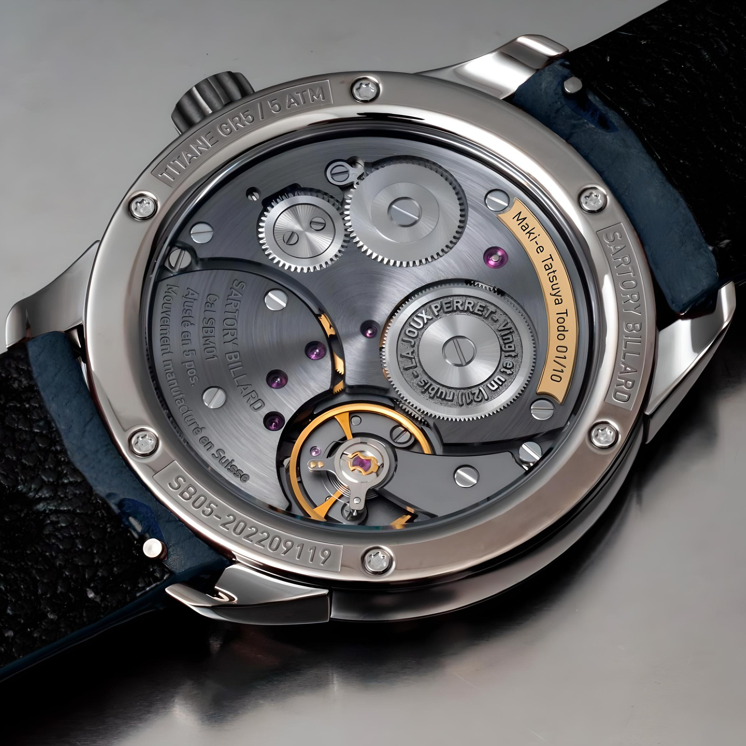 Sartory Billard SB05 Maki-e caseback