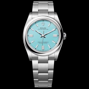 Rolex Oyster Perpetual 36 Turquoise Blue Dial (Tiffany Dial) – Ref. 126000
