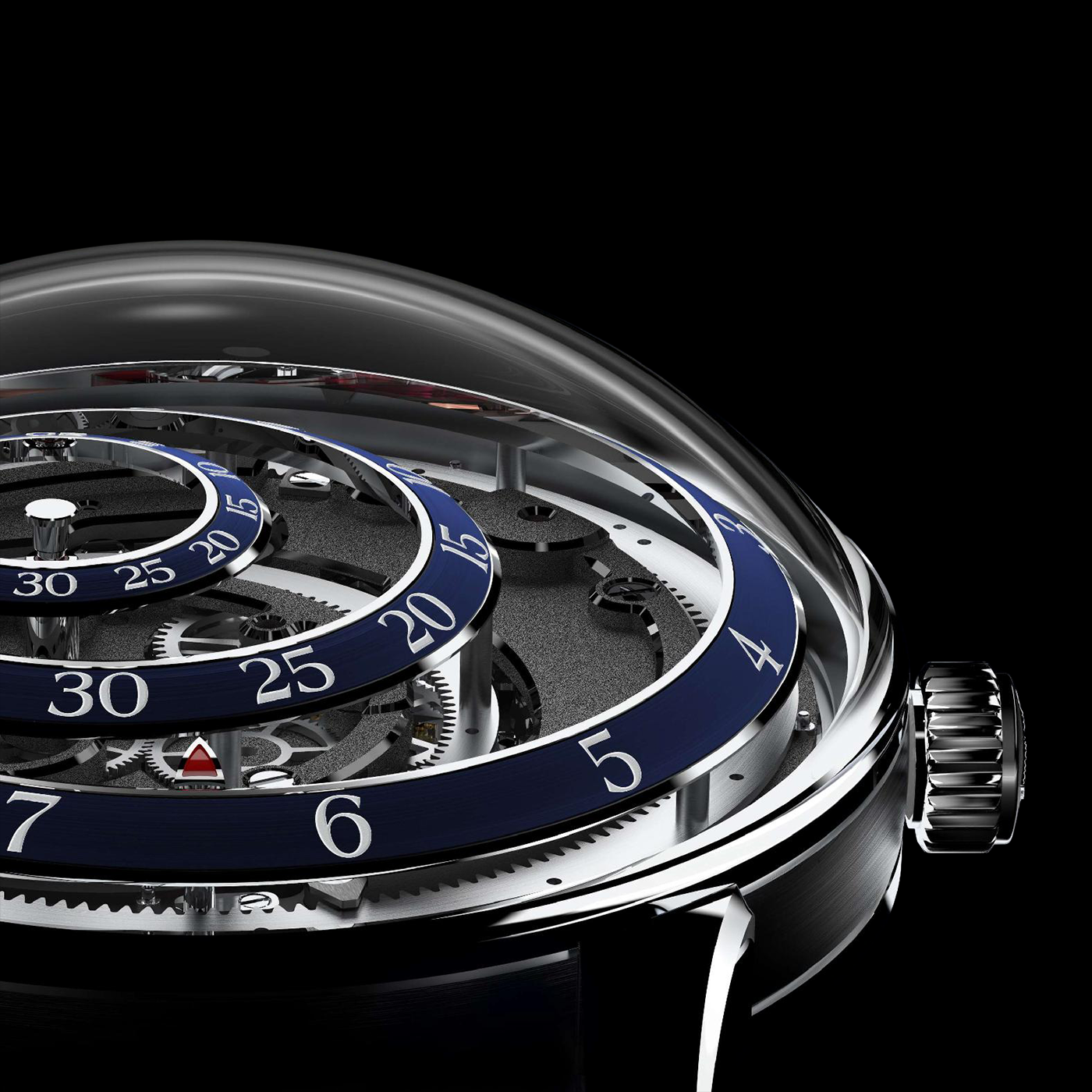 Une Folle Journée Rhodium Plated Edition Blue Une Folle Journée Rhodium Plated Edition Blue