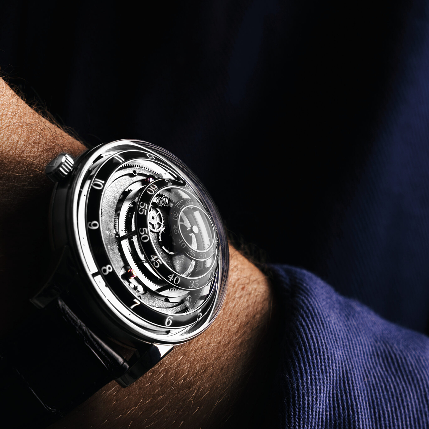 Une Folle Journée Rhodium Plated Edition Black
