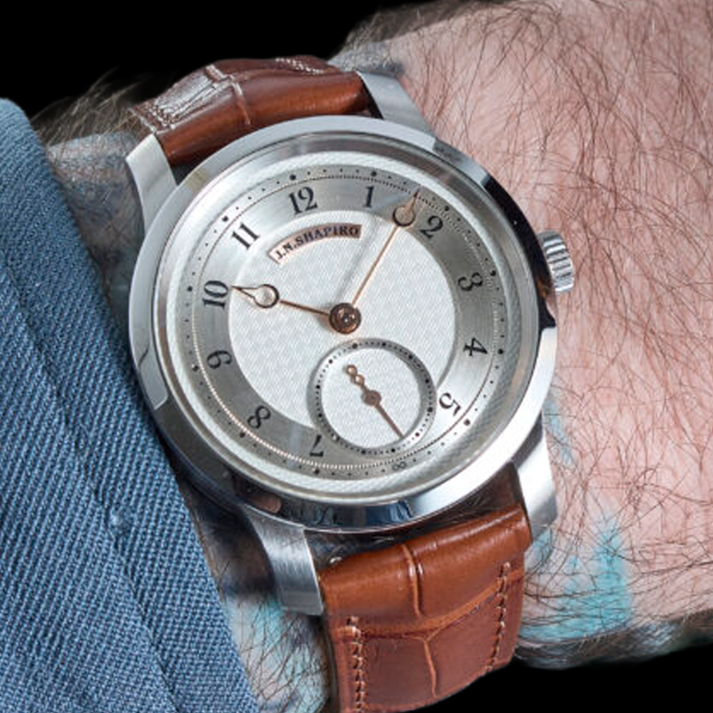 Infinity Series Pure Frosted Silver Dial