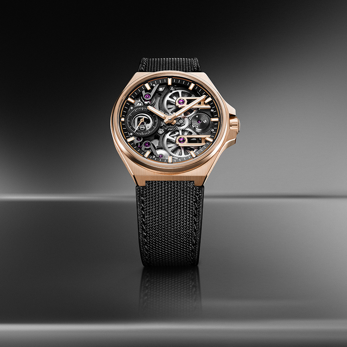 One Week Skeleton Rose Gold