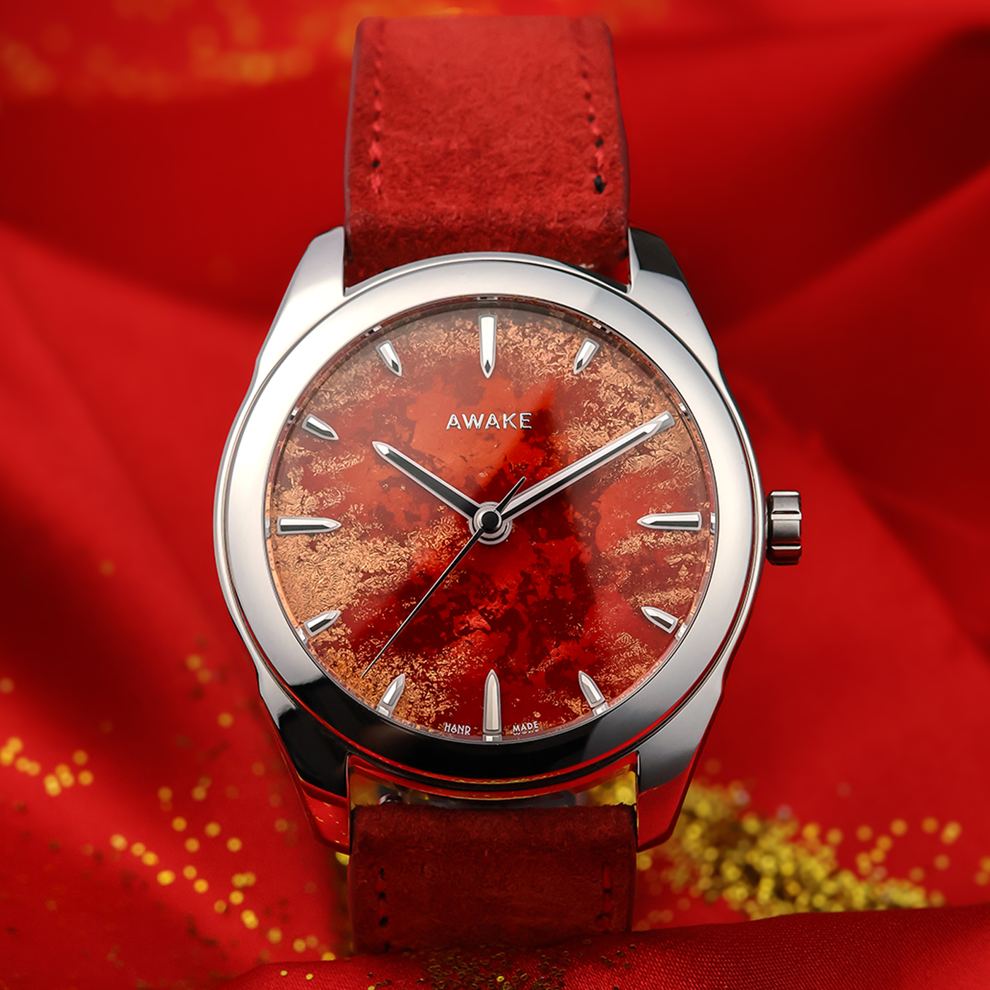 Sơn Mài – Frosted Leaf “Royal Red”