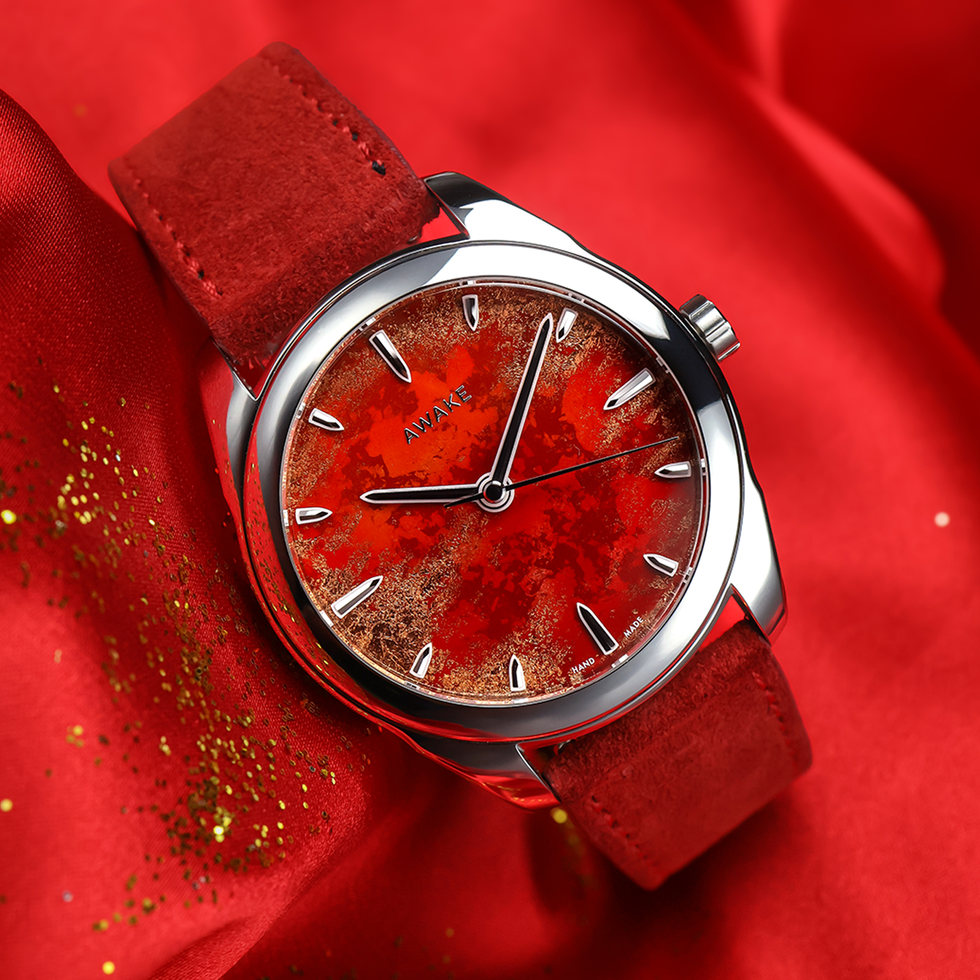 Sơn Mài – Frosted Leaf “Royal Red”