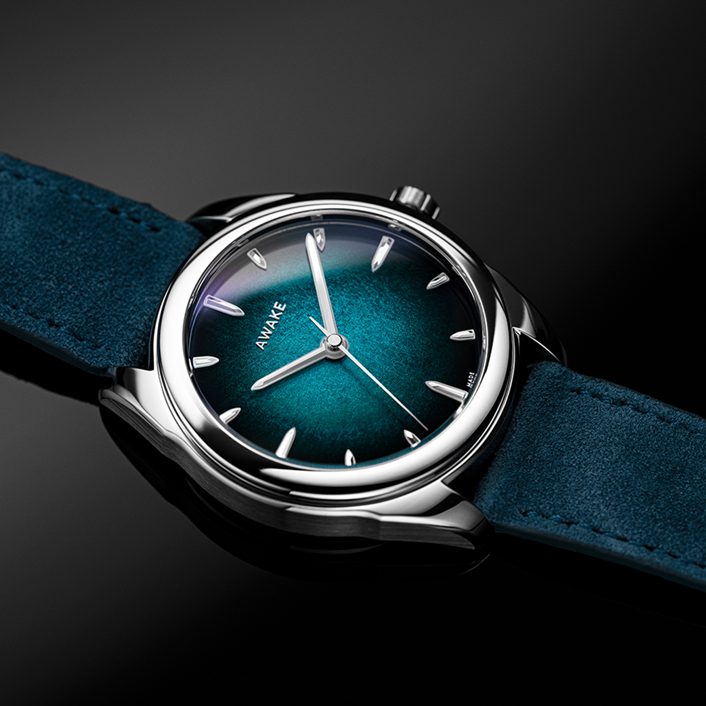 Sơn Mài – Silver Leaf “Atlantis Blue"