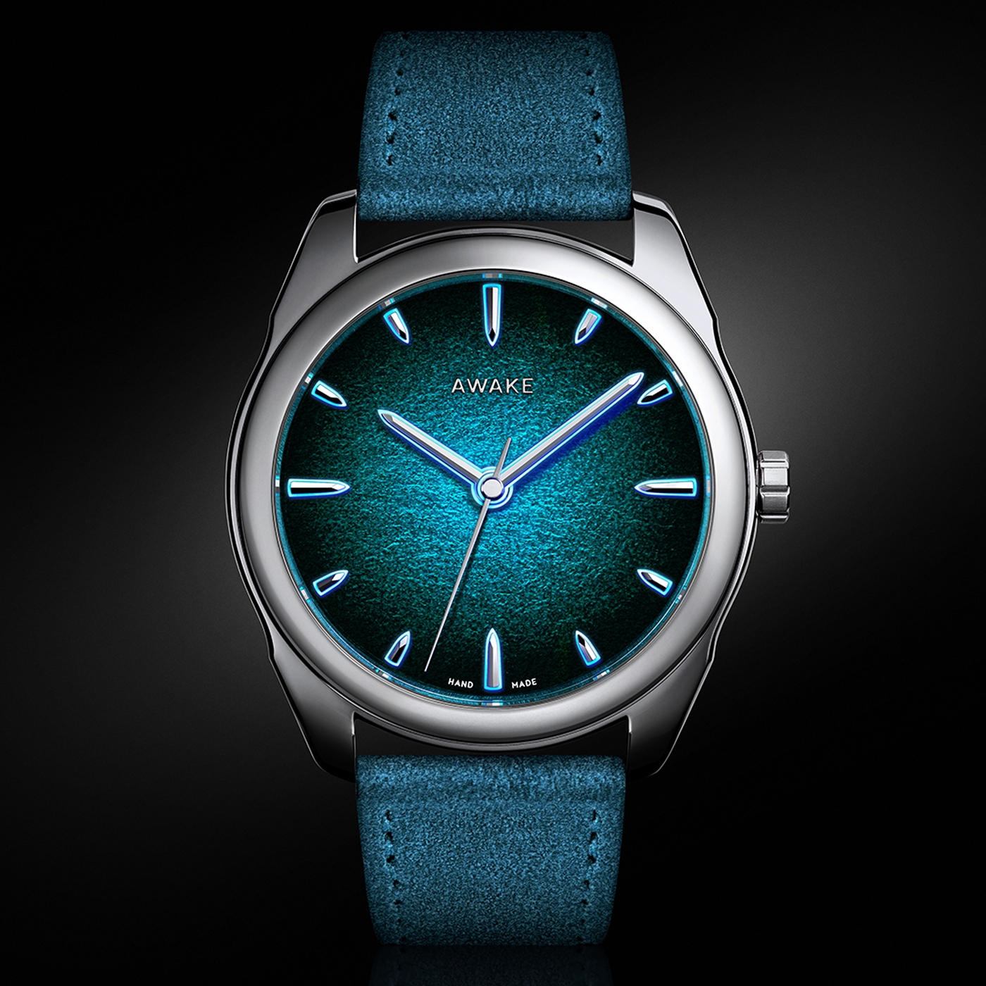 Sơn Mài – Silver Leaf “Atlantis Blue"