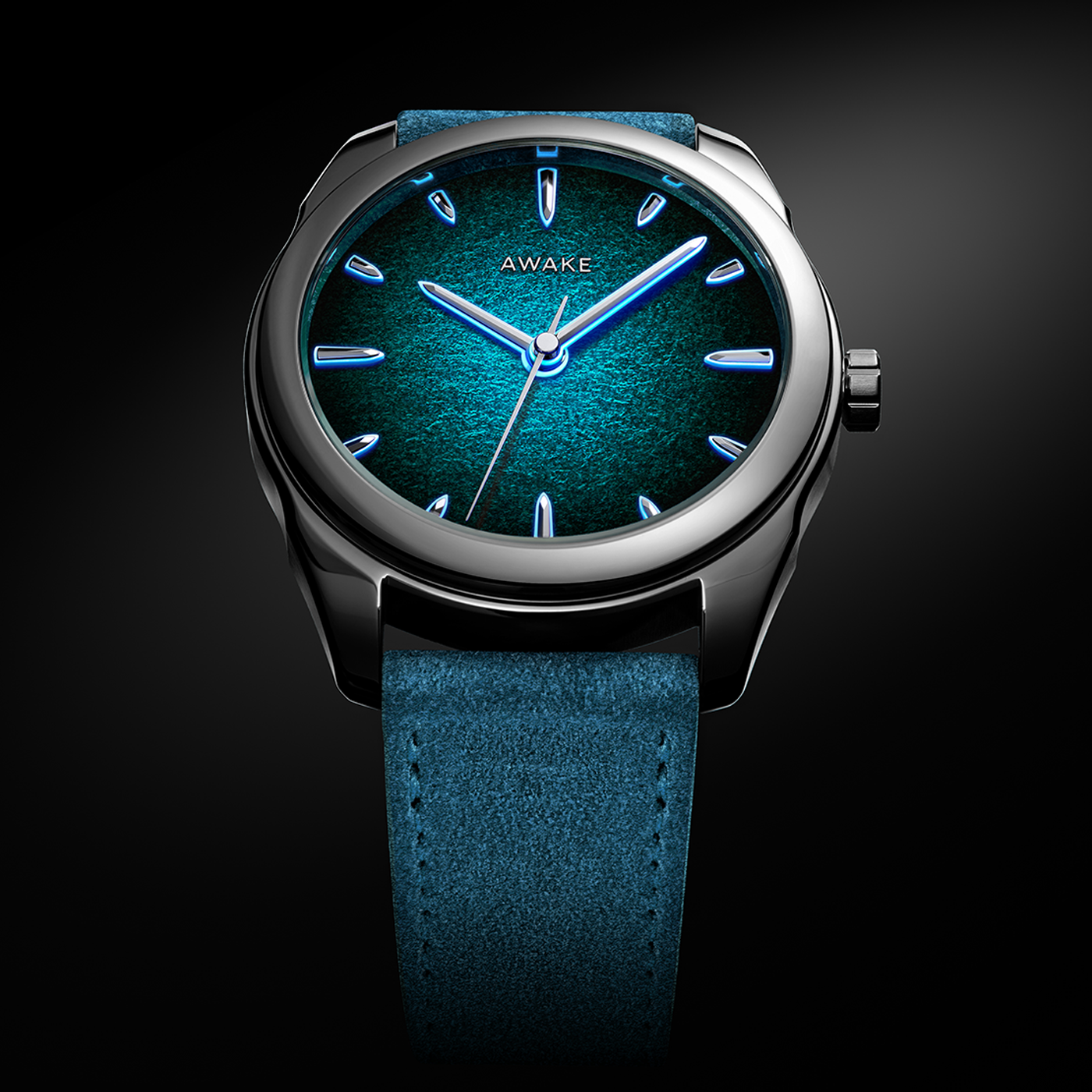 Sơn Mài – Silver Leaf “Atlantis Blue"