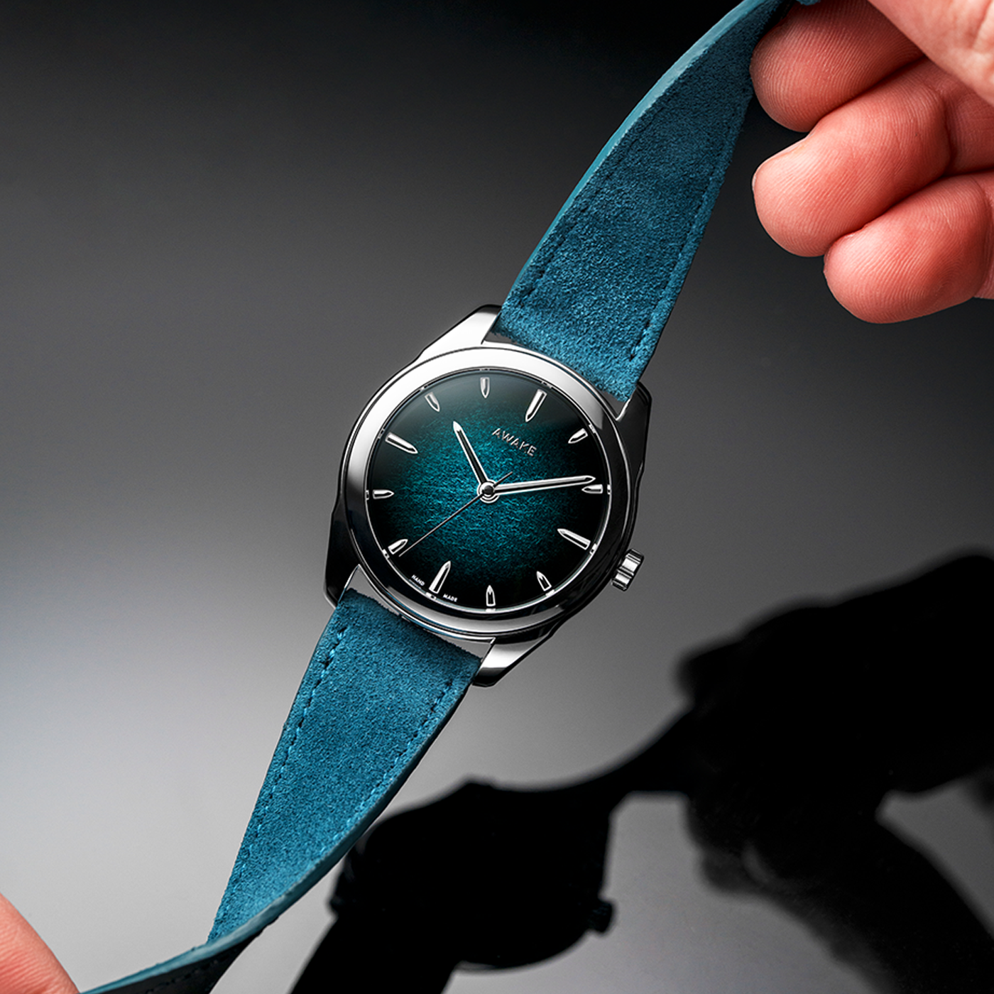 Sơn Mài – Silver Leaf “Atlantis Blue"