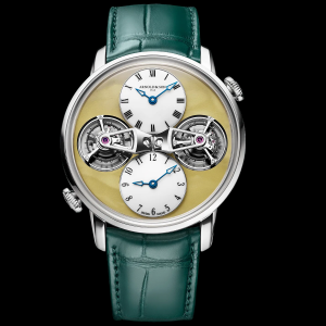 Arnold & Son World Time Double Tourbillon White Gold