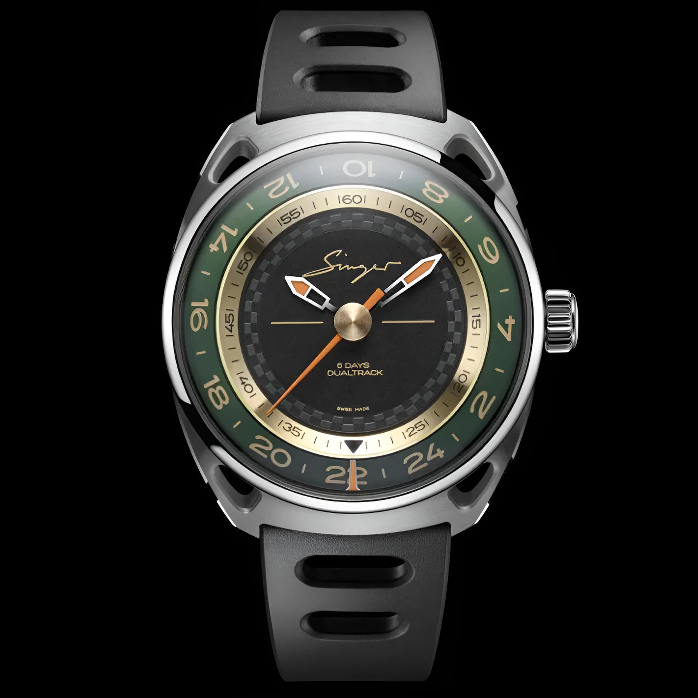 Singer DualTrack Meridian Green Dual Time
