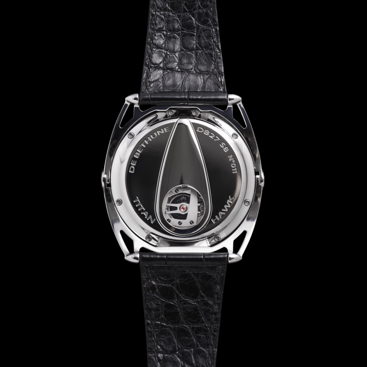 De Bethune DB27-Z Titan Hawk Zirconium caseback