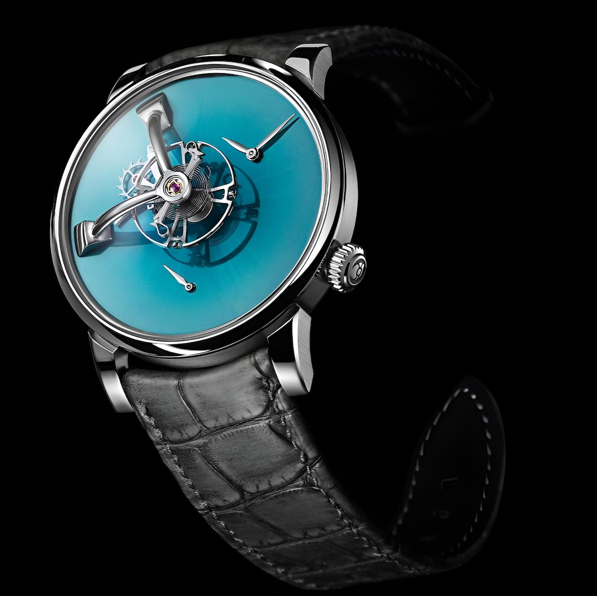 Mb And F X H Moser And Cie Lm101 Aqua Blue Fume 1 Mb And F X H Moser And Cie Lm101 Aqua Blue Fume 1