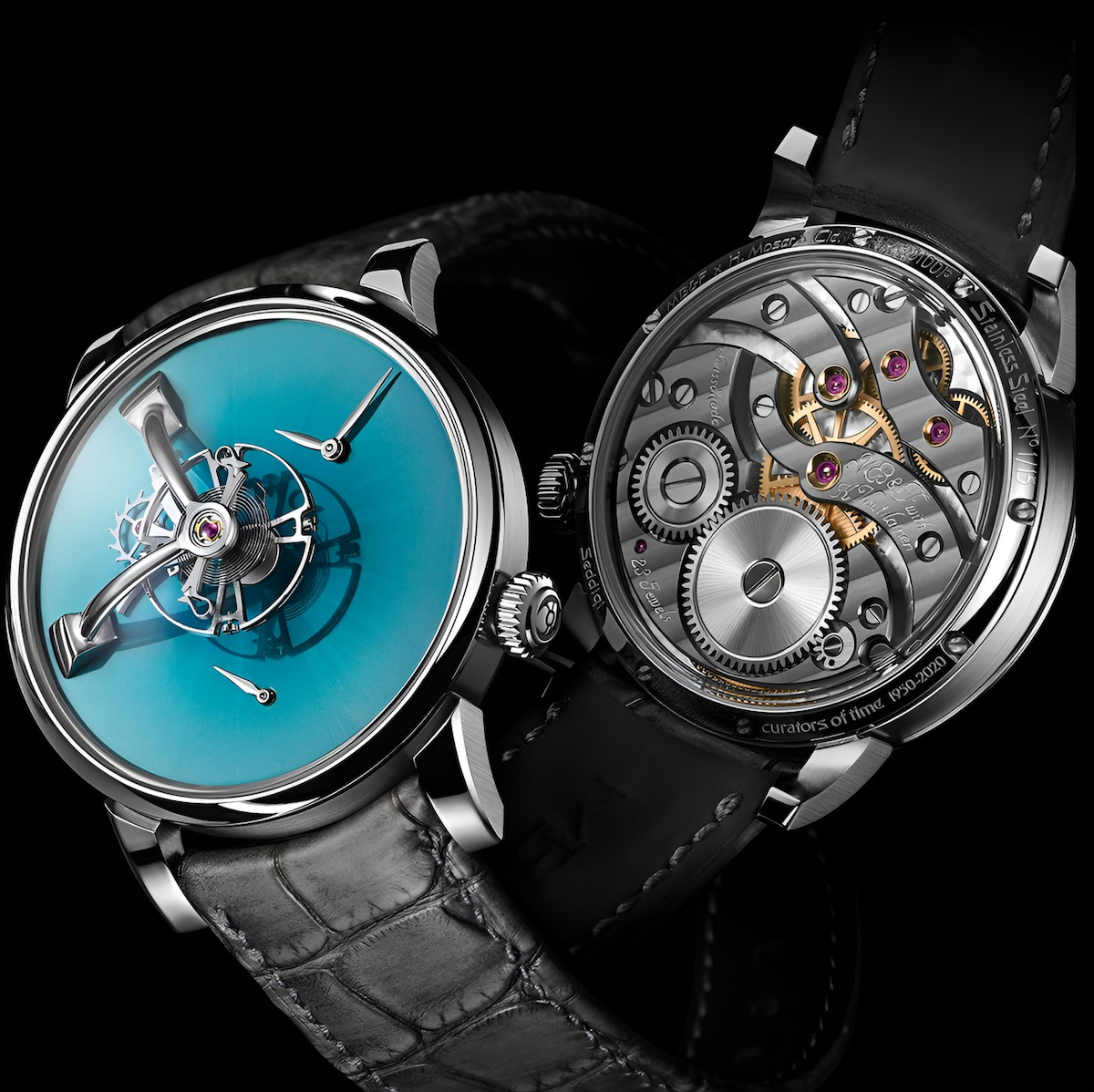 Mb And F X H Moser And Cie Lm101 Aqua Blue Fume 2 Mb And F X H Moser And Cie Lm101 Aqua Blue Fume 2