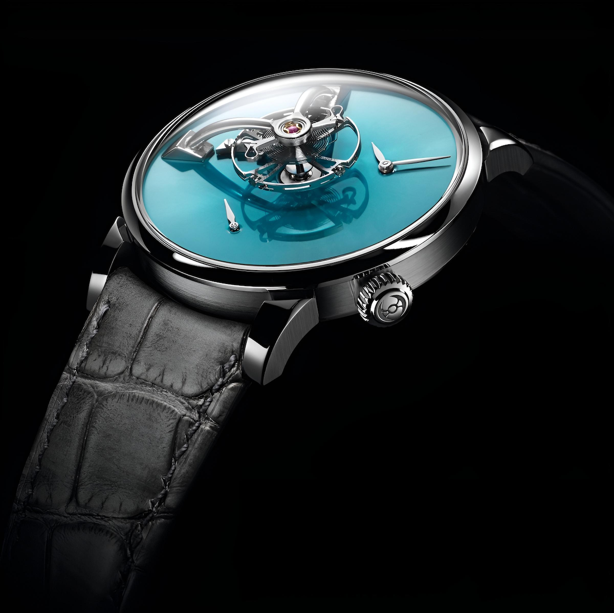 Mb And F X H Moser And Cie Lm101 Aqua Blue Fume 3 Mb And F X H Moser And Cie Lm101 Aqua Blue Fume 3