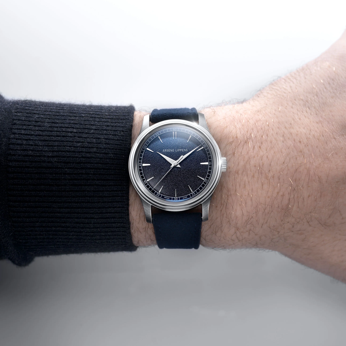 AL classico blu wrist Arsène Lippens Classico Blu