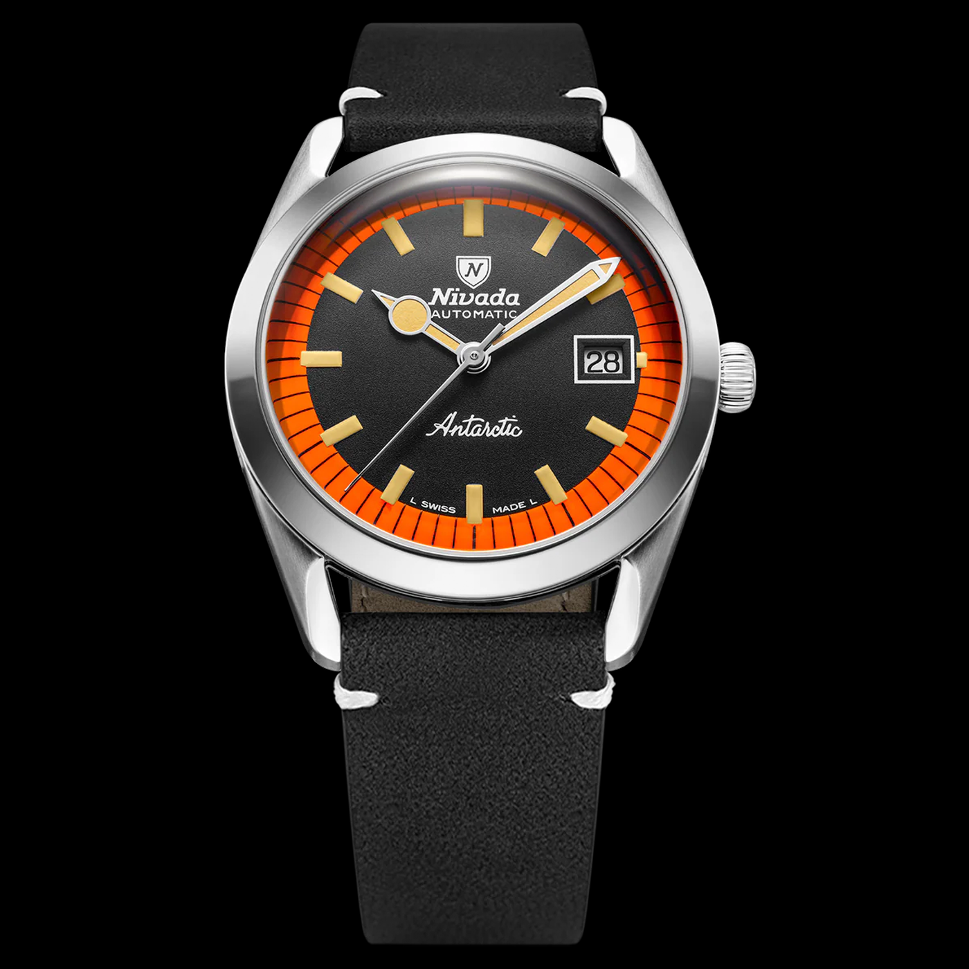 Nivada Grenchen Antarctic Black Orange