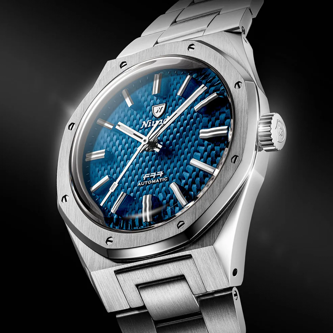 Nivada Grenchen F77 SST Blue MK2 - 38mm Dial