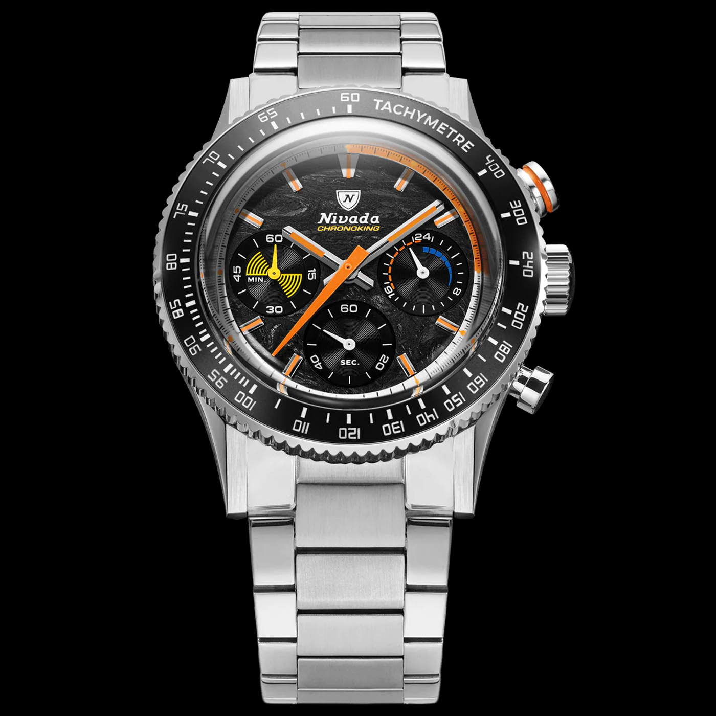 NIVADA GRENCHEN CHRONOKING MECAQUARTZ RACING CARBON