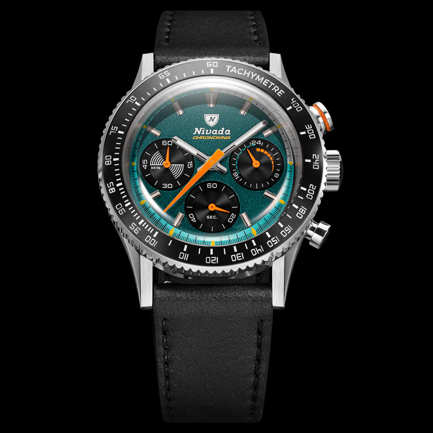 NIVADA GRENCHEN CHRONOKING MECAQUARTZ RACING GREEN