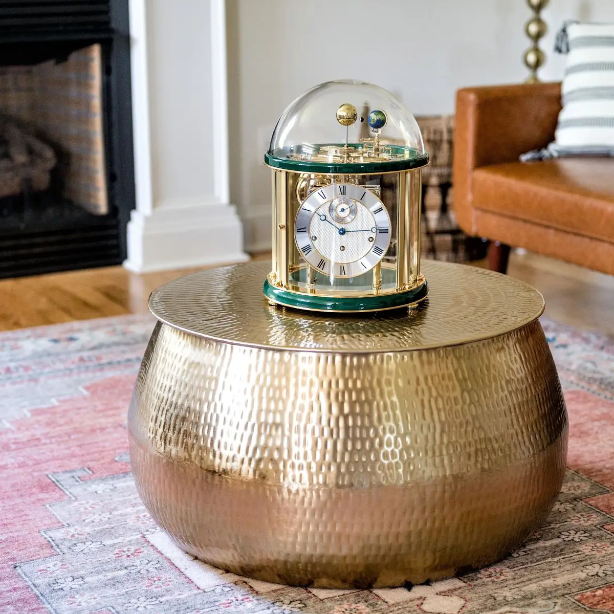 brass green setting