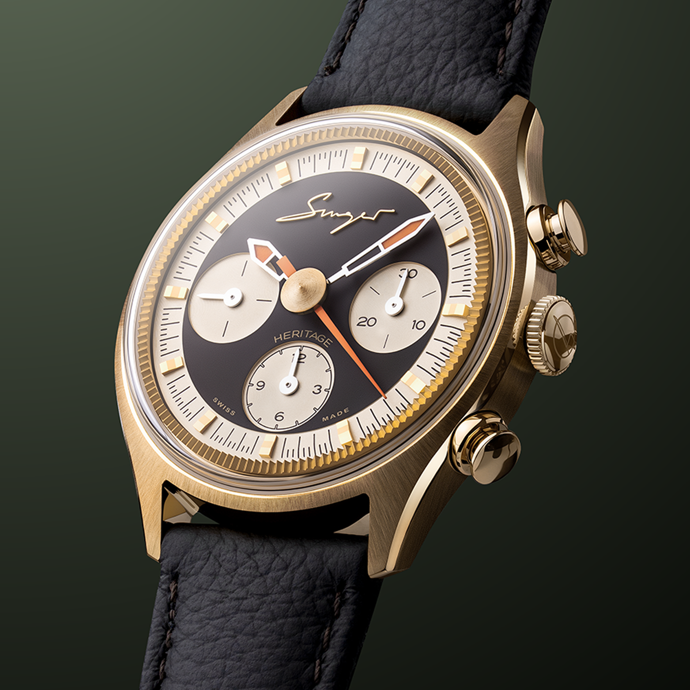 Singer Heritage V72 (18‑Carat Yellow Gold) Dial Singer Heritage V72 (18‑Carat Yellow Gold) Dial