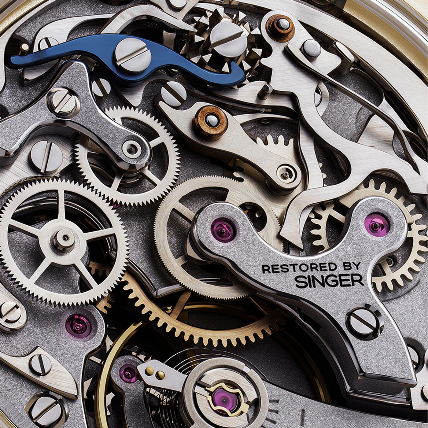 Singer Heritage V72 (18‑Carat Yellow Gold) Movement Singer Heritage V72 (18‑Carat Yellow Gold) Movement
