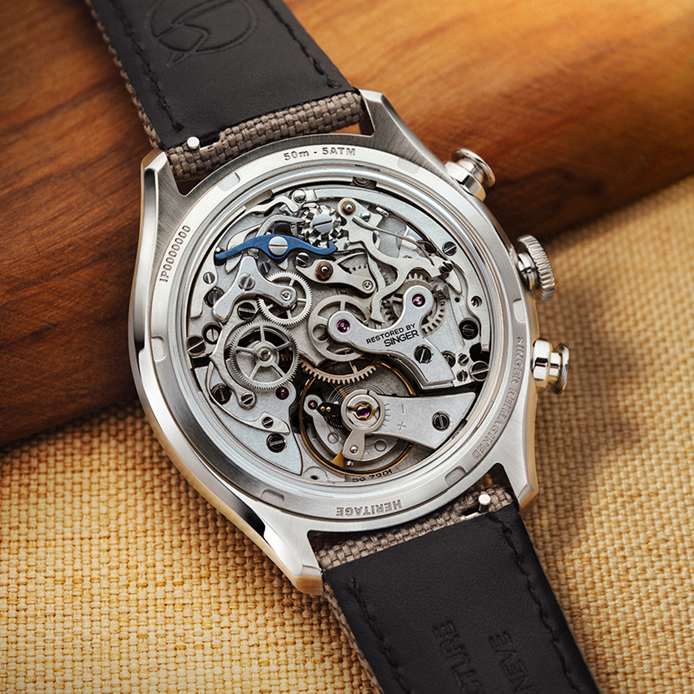 Singer Reimagined Heritage V72 (Stainless Steel) Caseback Singer Reimagined Heritage V72 (Stainless Steel) Caseback