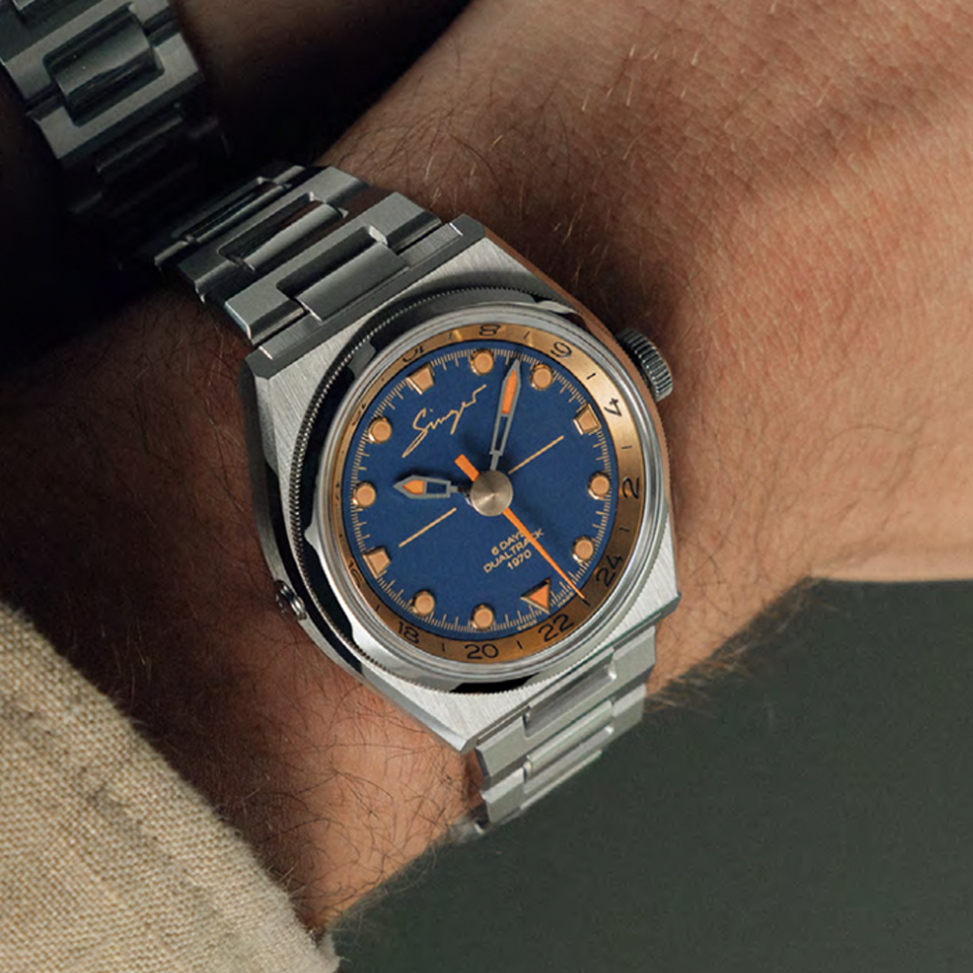 Singer 1970 DualTrack Cobalt Wrist Singer 1970 DualTrack Cobalt Wrist