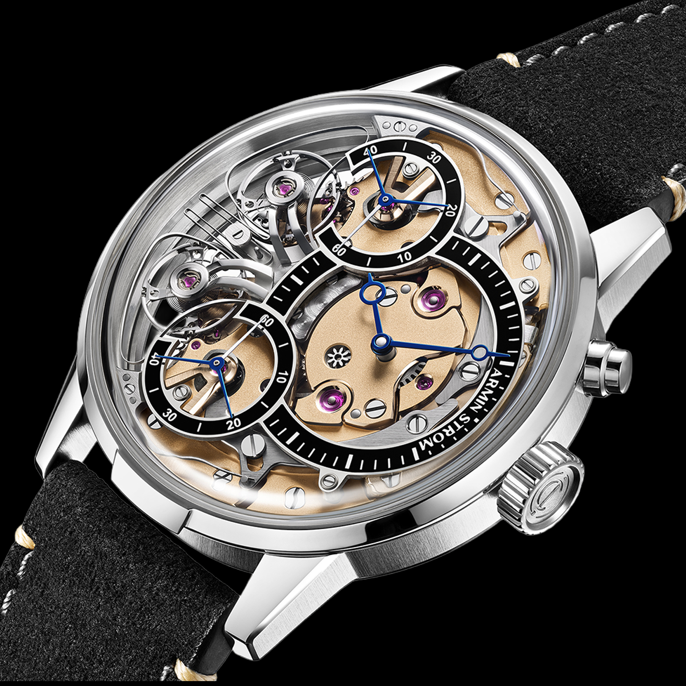 Armin Strom Mirrored Force Resonance Zeitgeist 1665 3N Dial