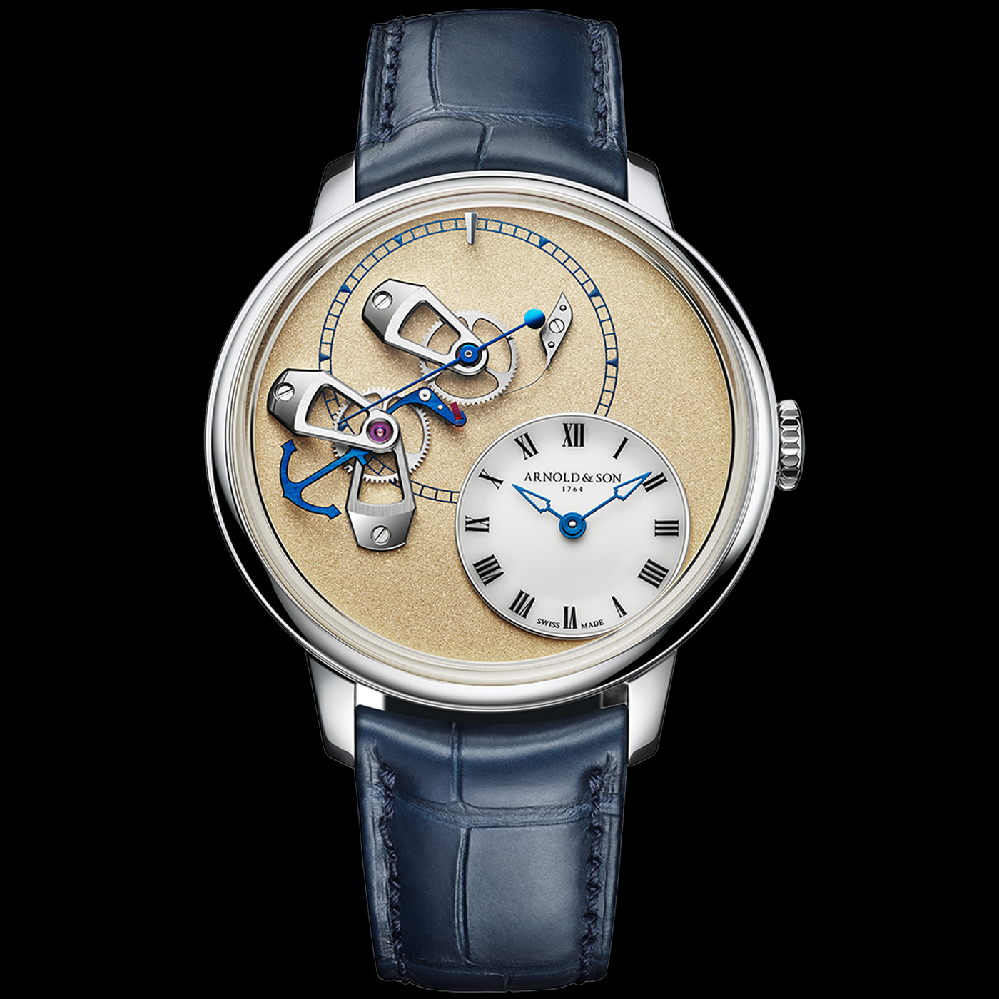 Arnold & Son DSTB Stop‑Seconds Platinum Kingsand