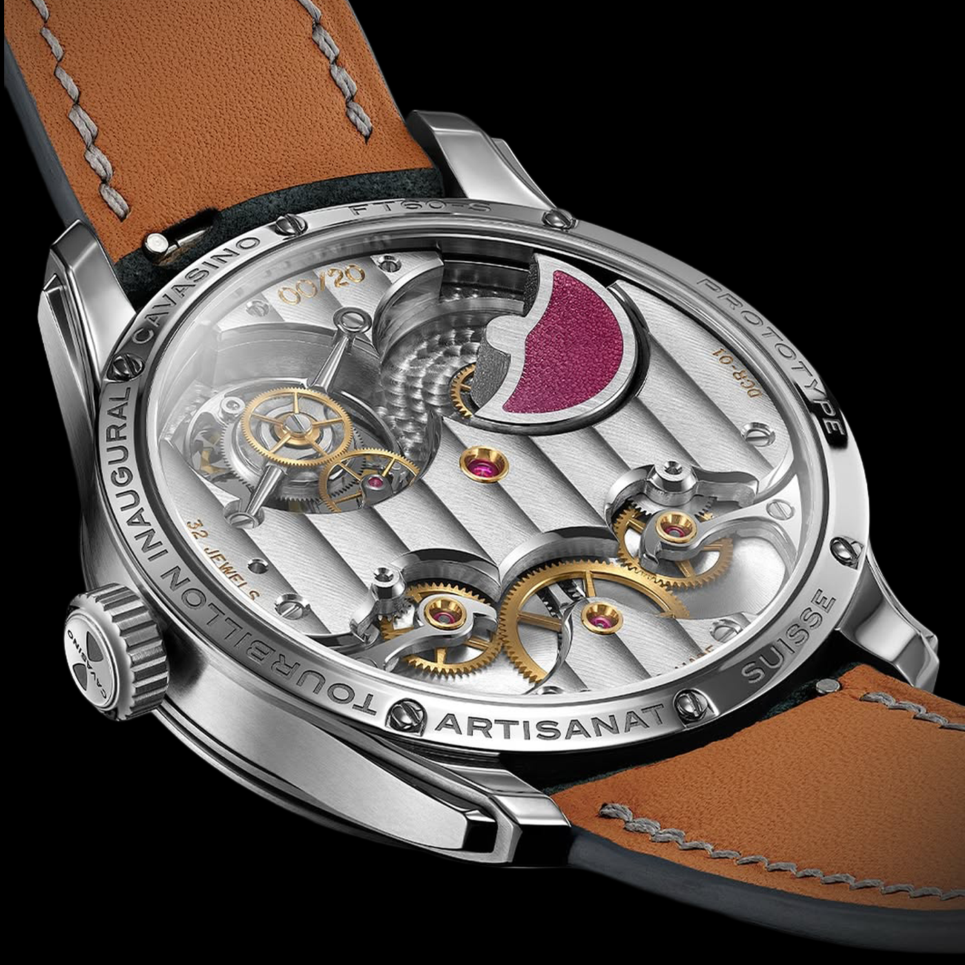 Cavasino Tourbillon FT60 Platinum