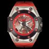 Linde Werdelin Oktopus Double Date Titanium Red